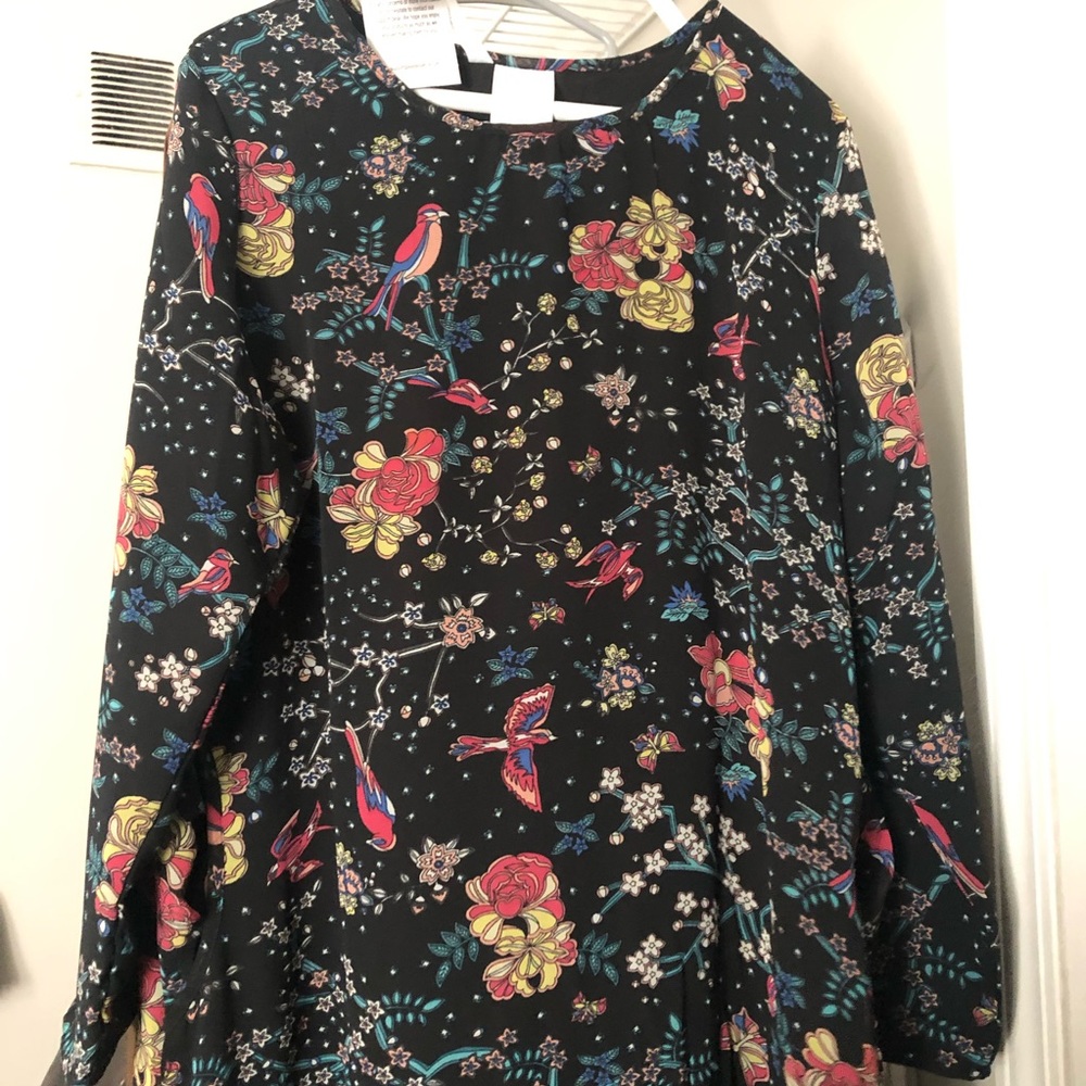 Full Sleeve Floral Maxi Dress NWT